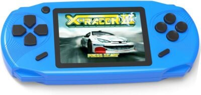 16 Bit Handheld Games for Kids Adults 3.0'' Large Screen Preloaded 100 HD Classic Retro Video Games USB Rechargeable Seniors Electronic Game Player Birthday Xmas Present (Blue) - Image 2