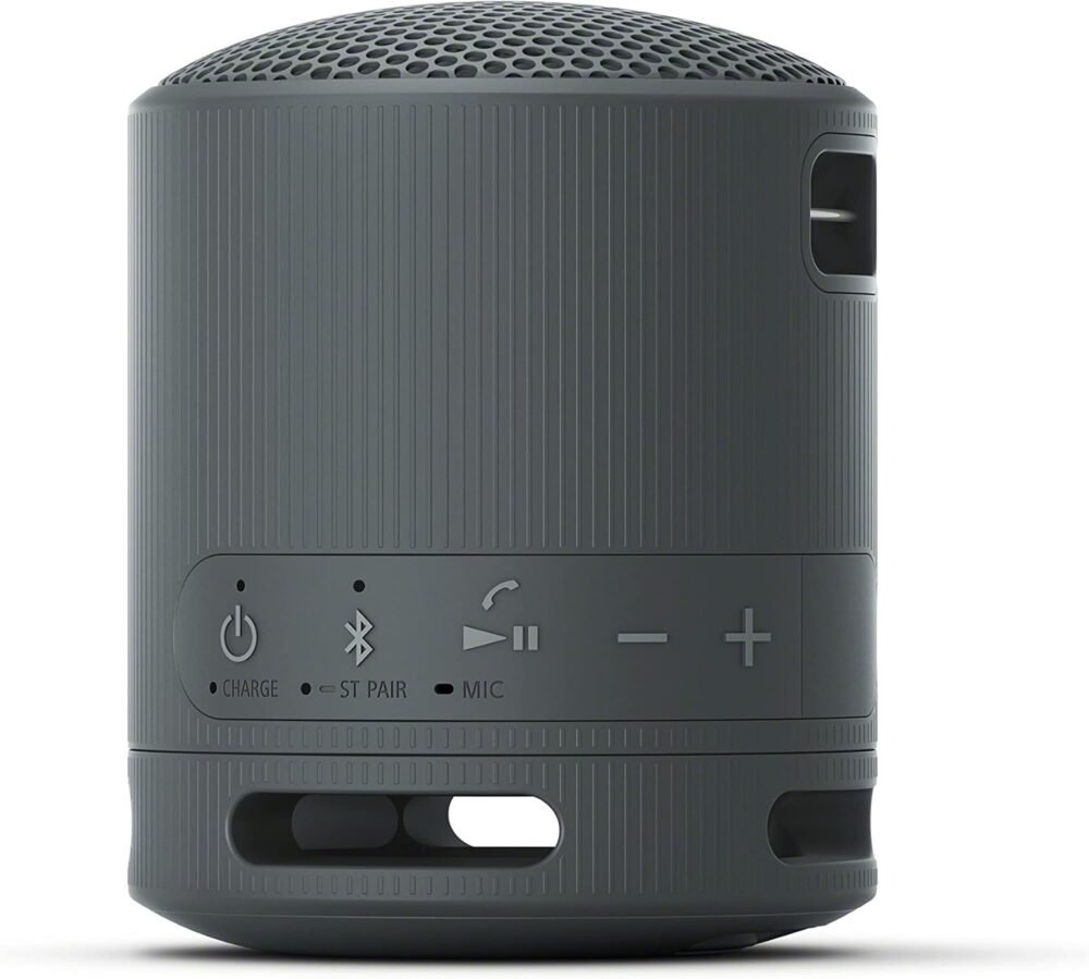 Sony SRS-XB100 Wireless Bluetooth Portable Lightweight Super-Compact Travel Speaker, Durable IP67 Waterproof & Dustproof Shower Speaker, 16 Hour Battery, Versatile Strap, & Hands-free Calling, Black - Image 11