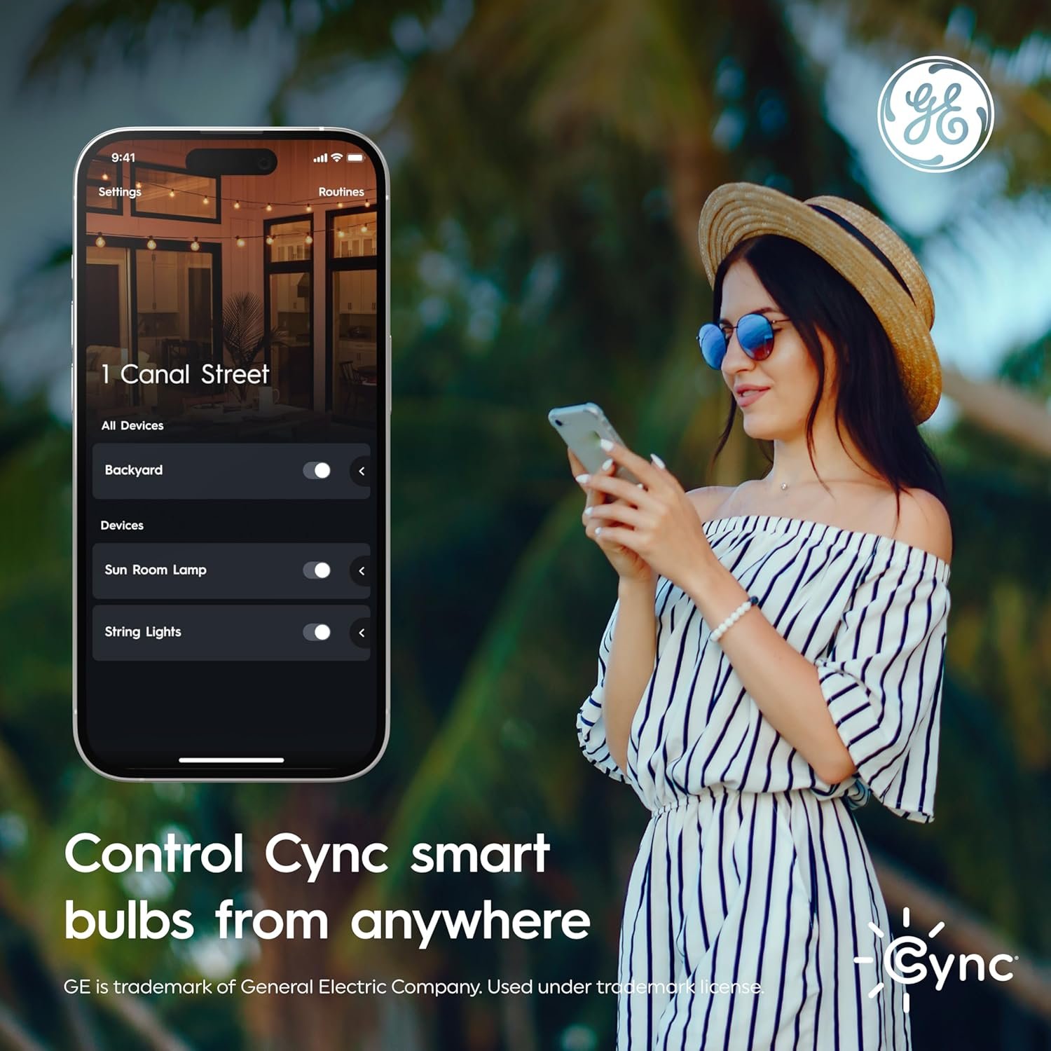 GE Cync Smart LED Light Bulbs, Color Changing Decorative Light Bulbs, Indoor WiFi Lights, Matter Compatible, Compatible with Alexa and Google Home, Candelabra Base (3 Pack) - Image 6