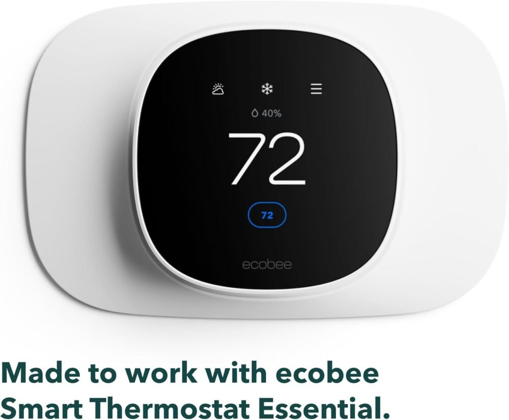 ecobee Trim Plate - Made for ecobee Smart Thermostat Essential - Programmable WiFi Thermostat Accessory - Image 4
