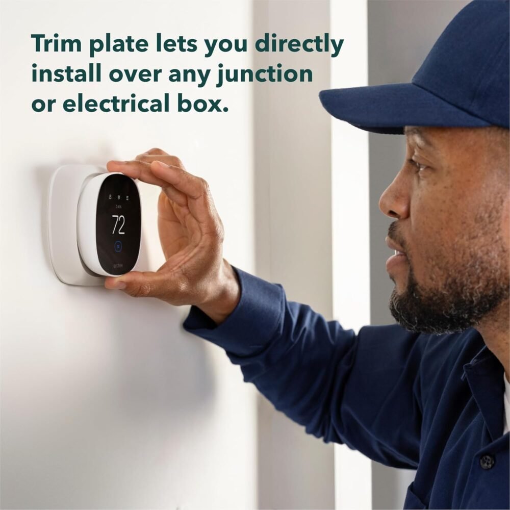 ecobee Trim Plate - Made for ecobee Smart Thermostat Essential - Programmable WiFi Thermostat Accessory - Image 8