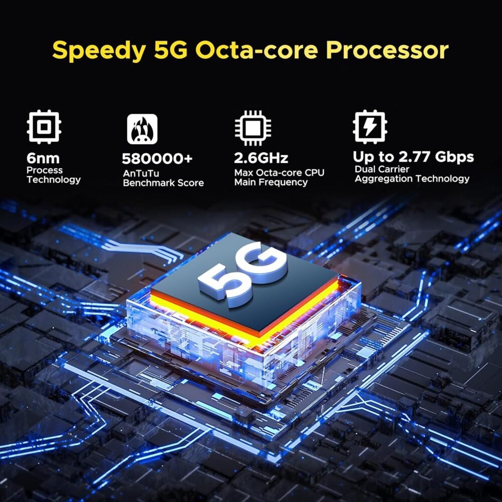 DOOGEE S200 Rugged Smartphone 5G Unlocked, 256GB+32GB Rugged Phone with 1.32" Rear Screen, 10100mAh Battery, Android 14,100MP+20MP Night Vision Camera, 6.72", 120Hz, NFC, 5G Dual SIM - Image 3