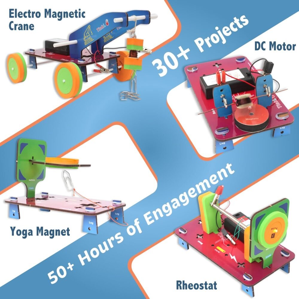 Butterfly Edufields 30in1 STEM Kits for Kids Age 8-10-12 | STEM Toys for Ages 8-13 | Electricity & Magnetism | Science Project Kit for Boys & Girls Aged 8-10-12-14 | Best Educational Birthday Gift - Image 3