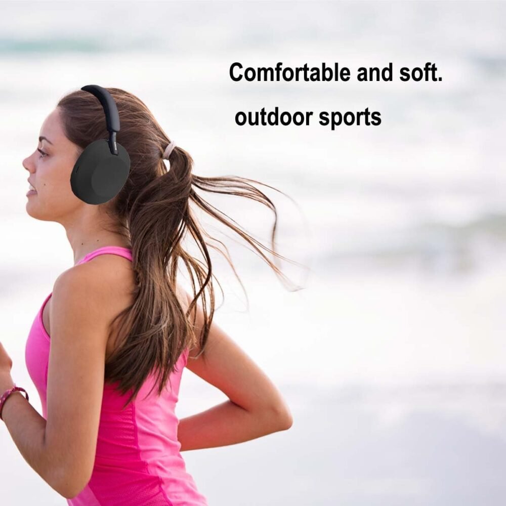 Silicone Skin Cover Compatible with Sony WH-1000XM5 Wireless Headphones, Scratch Protection Case for Sony XM5, Ear Cups Case Cover, Headset Speakers Protector - Image 4