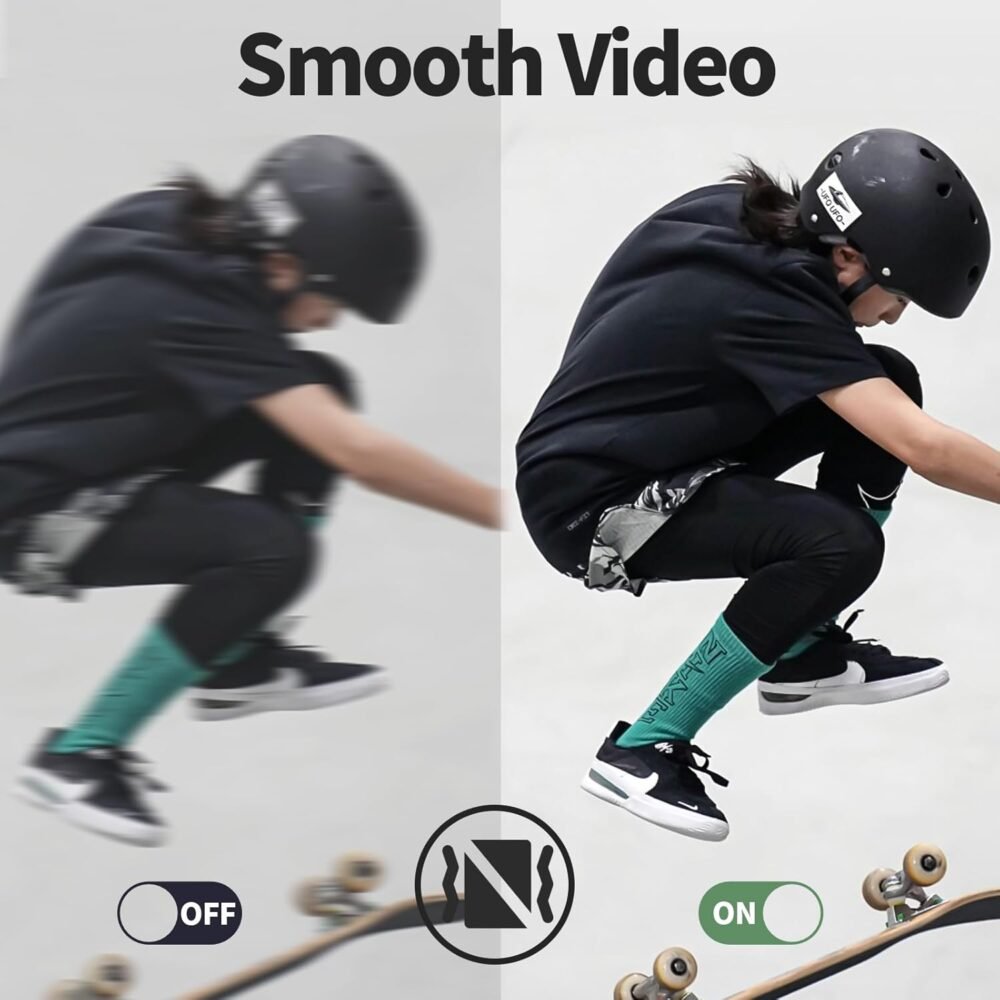 Fangool Action Camera 4K 30FPS, Waterproof Camera 30M Ultra HD 131FT Underwater WiFi Cam 170°Wide Angle Shooting, with 2 x 1050 mAh Batteries for Skiing, Skating, Surfing, Cycling, Fishing - Image 7