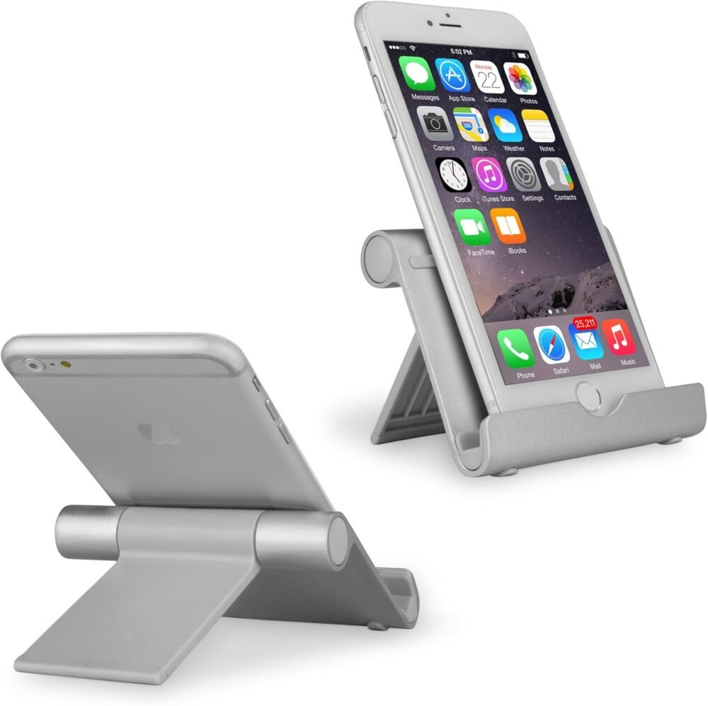 BoxWave Stand and Mount Compatible with Amazon Fire HD 8 Kids Edition (10th Gen 2020) - VersaView Aluminum Stand, Portable, Multi Angle Viewing Stand - Image 3