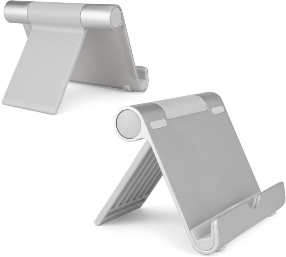 BoxWave Stand and Mount Compatible with Amazon Fire HD 8 Kids Edition (10th Gen 2020) - VersaView Aluminum Stand, Portable, Multi Angle Viewing Stand - Image 4