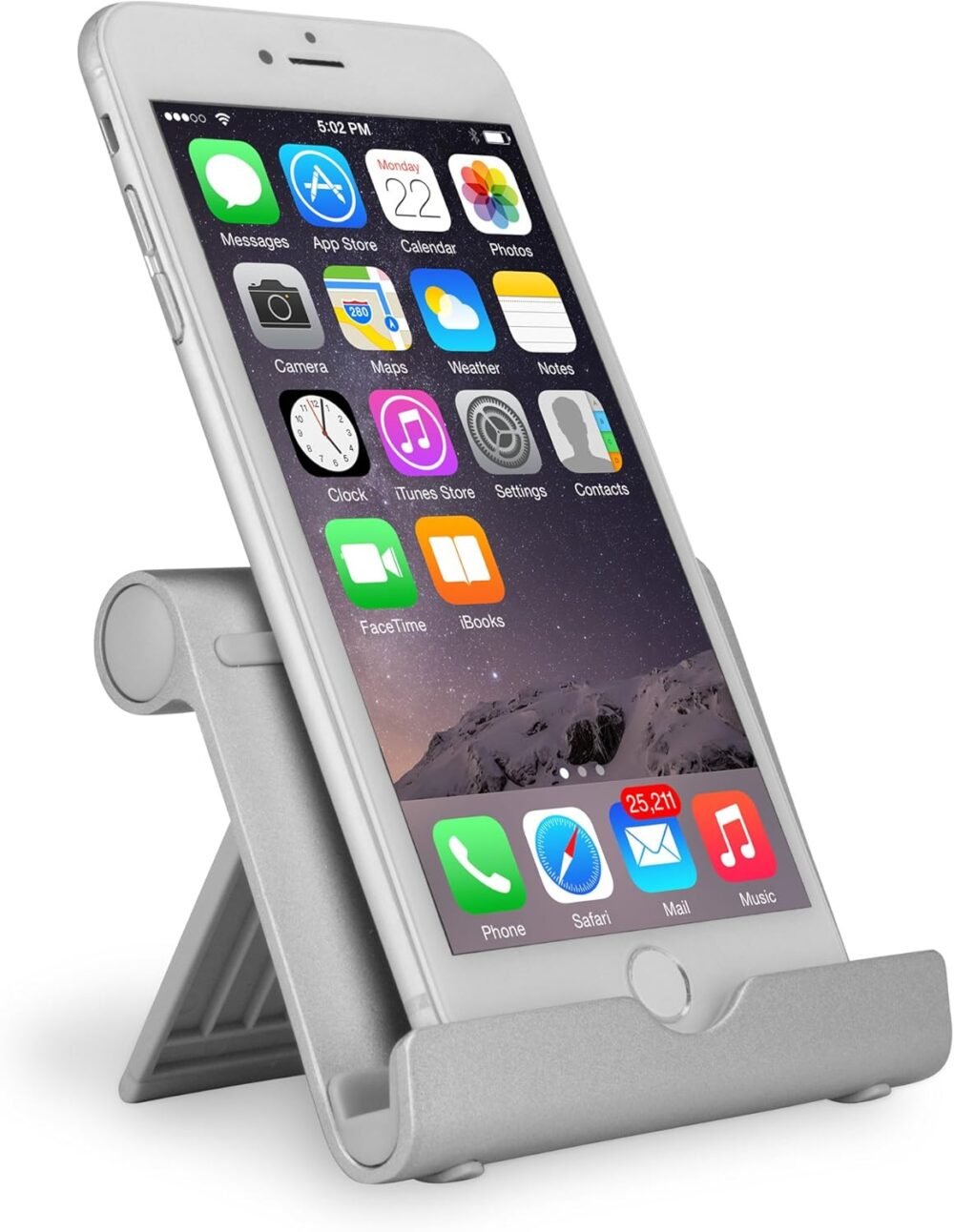 BoxWave Stand and Mount Compatible with Amazon Fire HD 8 Kids Edition (10th Gen 2020) - VersaView Aluminum Stand, Portable, Multi Angle Viewing Stand - Image 5