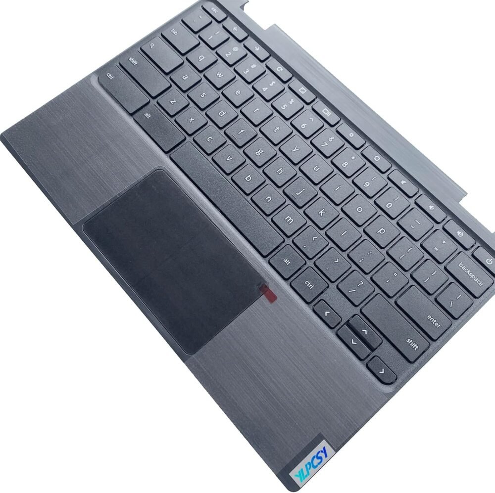 Replacement for Lenovo 100e Chromebook 2nd Gen MTK 81QB Laptop Upper Top Cover Case Palmrest Not-Backlight Keyboard Touchpad Assembly Part 5CB0X55485 5CB0U26489 Black - Image 8