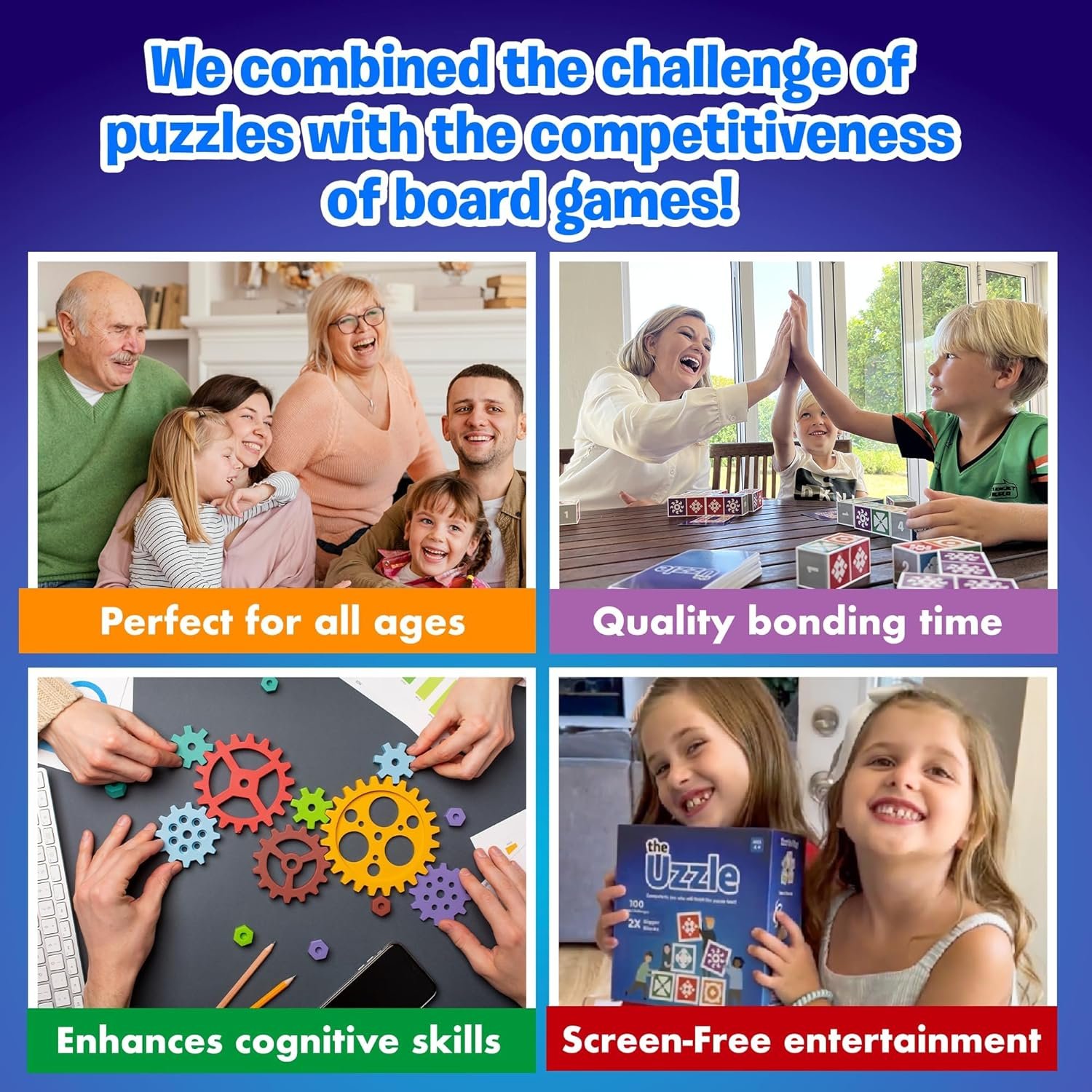 3.0 Board Game, Family Board Games for Children & Adults, Block Puzzle Games for Ages 4+ - Image 3