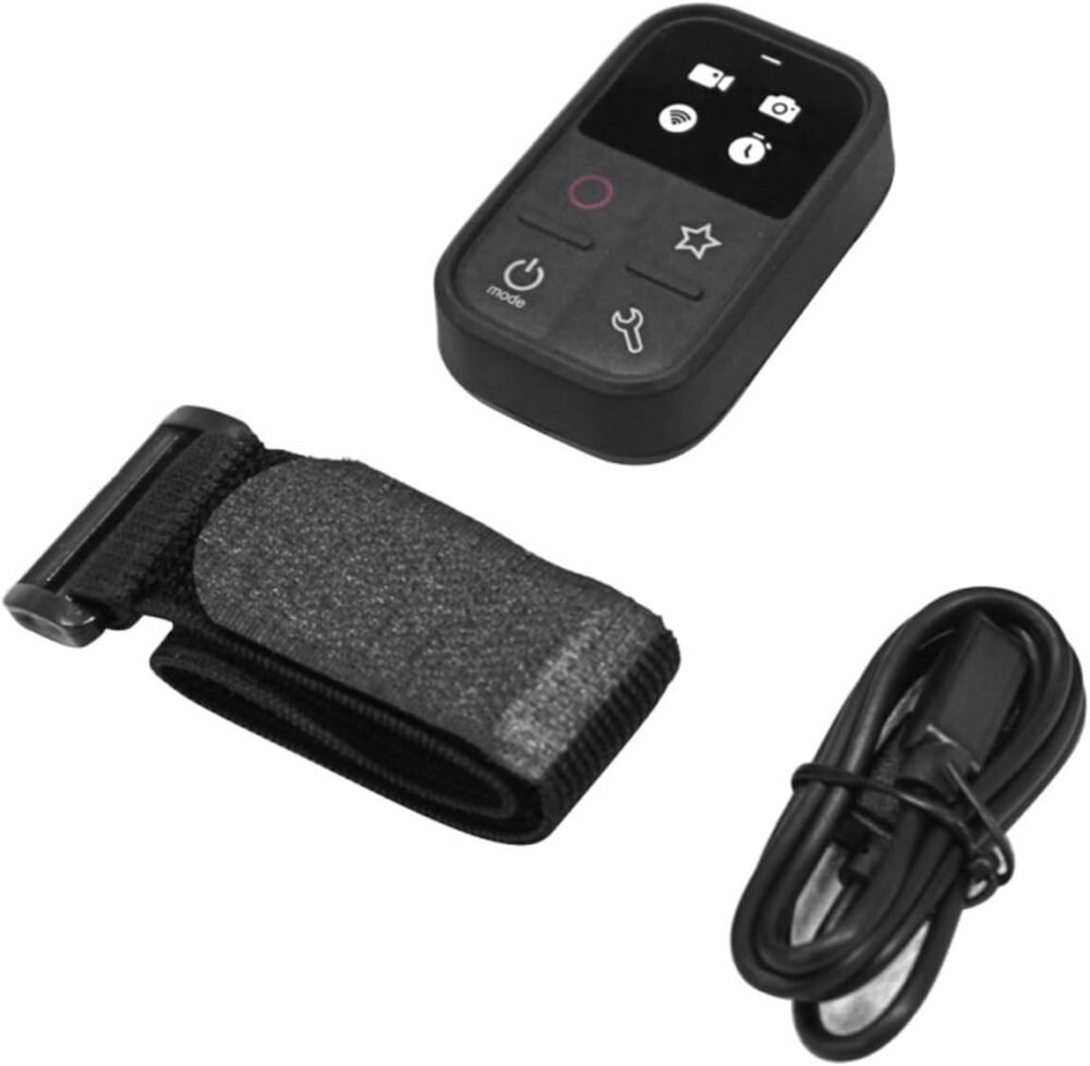 Andoer Wireless Smart Remote Control for GoPro Hero 13/12/11/10/9/8/Max LED Colorful Screen Built-in Battery 50M Control Distance with Wrist Strap USB Charging Cable - Image 9