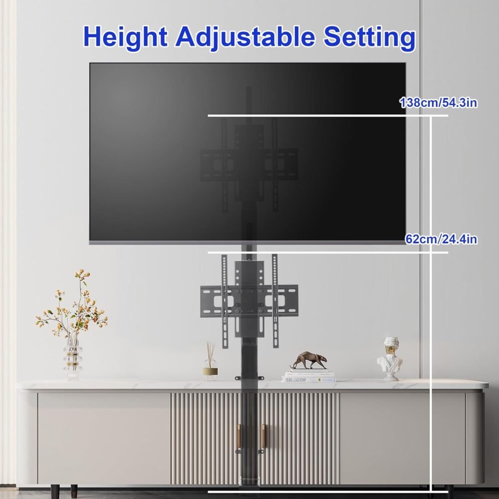 Fromann Motorized TV Lift Mount for 32-55 Inch with Remote Control Stroke Length 29.9 Inches Height Adjustable 24.4-54.3 Inch,Load Capacity 132Lbs - Image 4