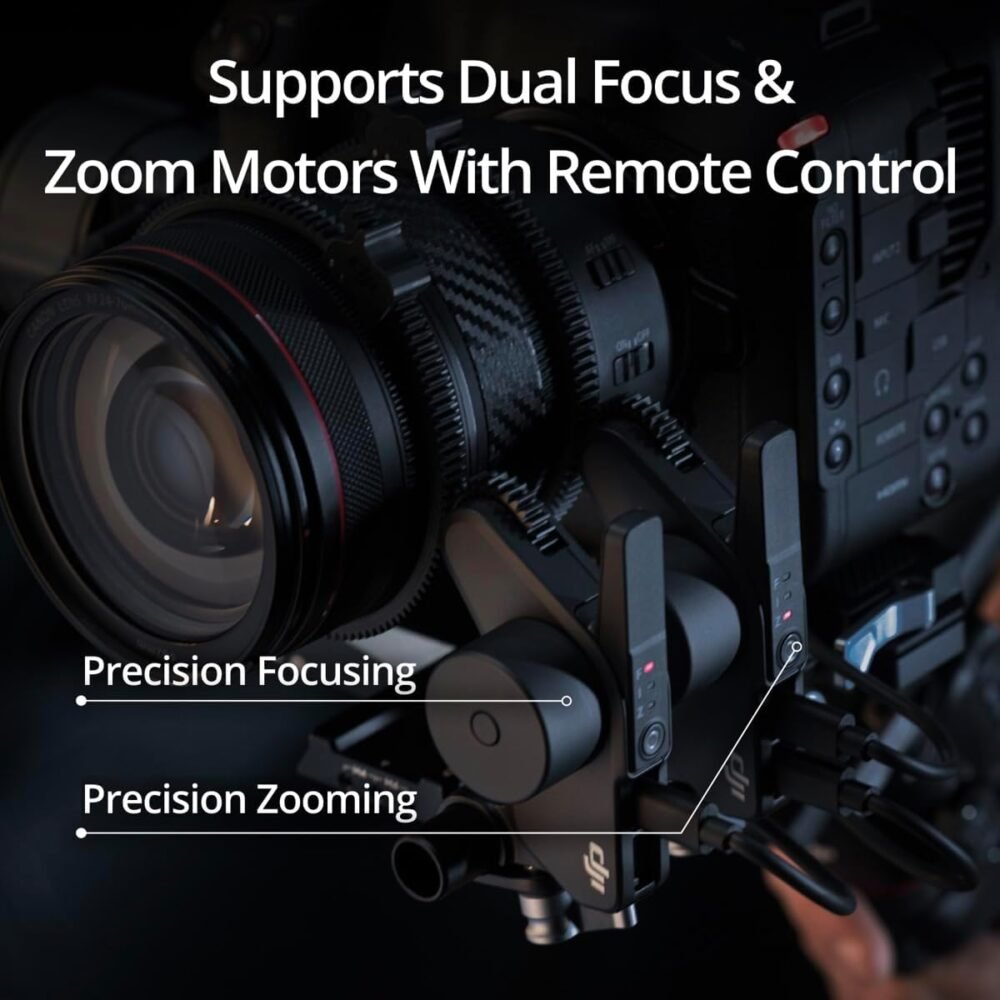 DJI RS 4 Pro Combo, 3-Axis Gimbal Stabilizer for DSLR & Cinema Cameras Canon/Sony/Panasonic/Nikon/Fujifilm, Native Vertical Shooting, 4.5kg/10lbs Payload, with Image Transmitter & Focus Pro Motor - Image 5