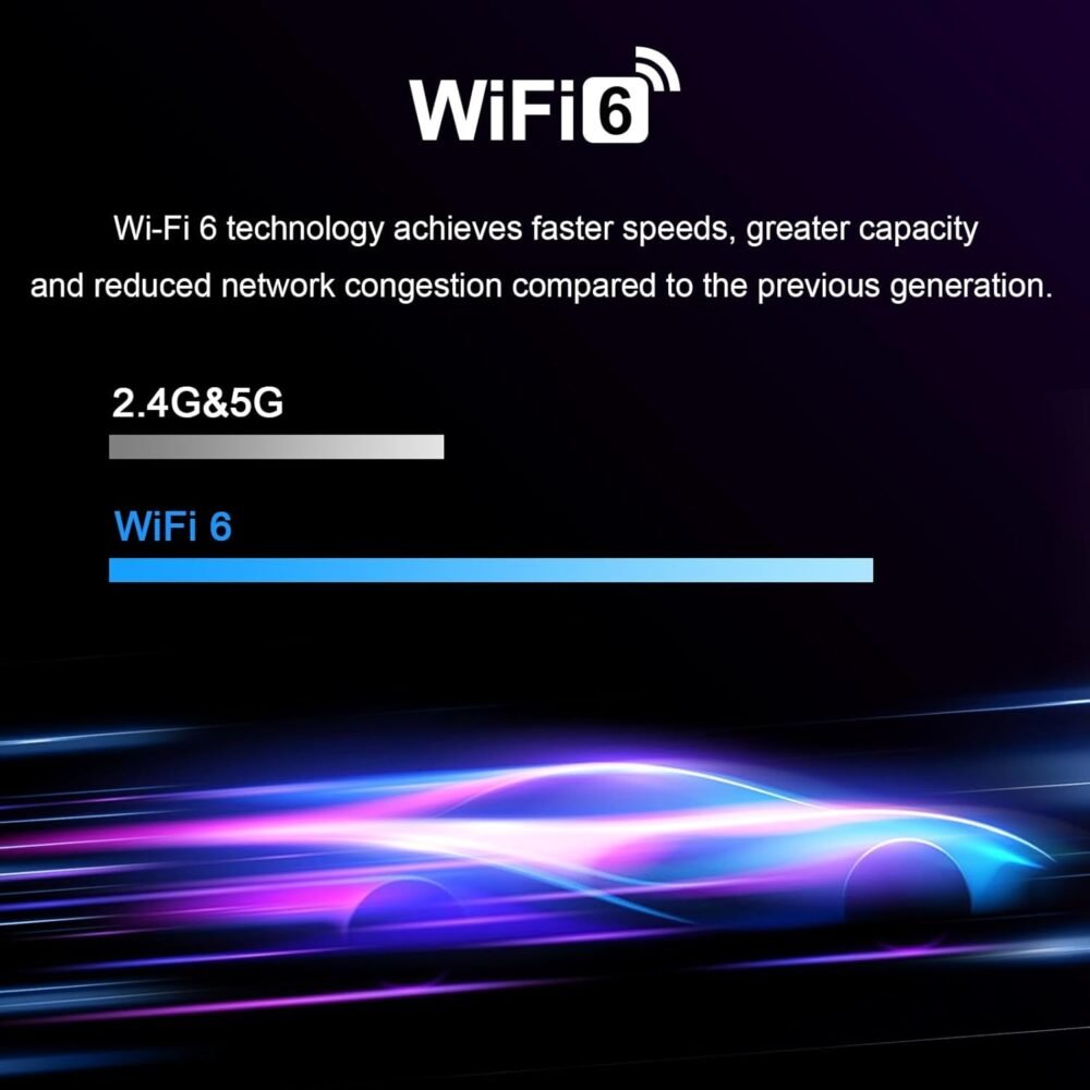Android 14.0 TV Box, H618 Plus 2025 4K UHD Streaming Device for TV with HDR10, 2GB RAM/16GB ROM, Smart TV Box with 2.4G/5G Dual-Band WiFi 6, BT 5.0, Voice Control, Allwinner H618 Quad core A53 - Image 5