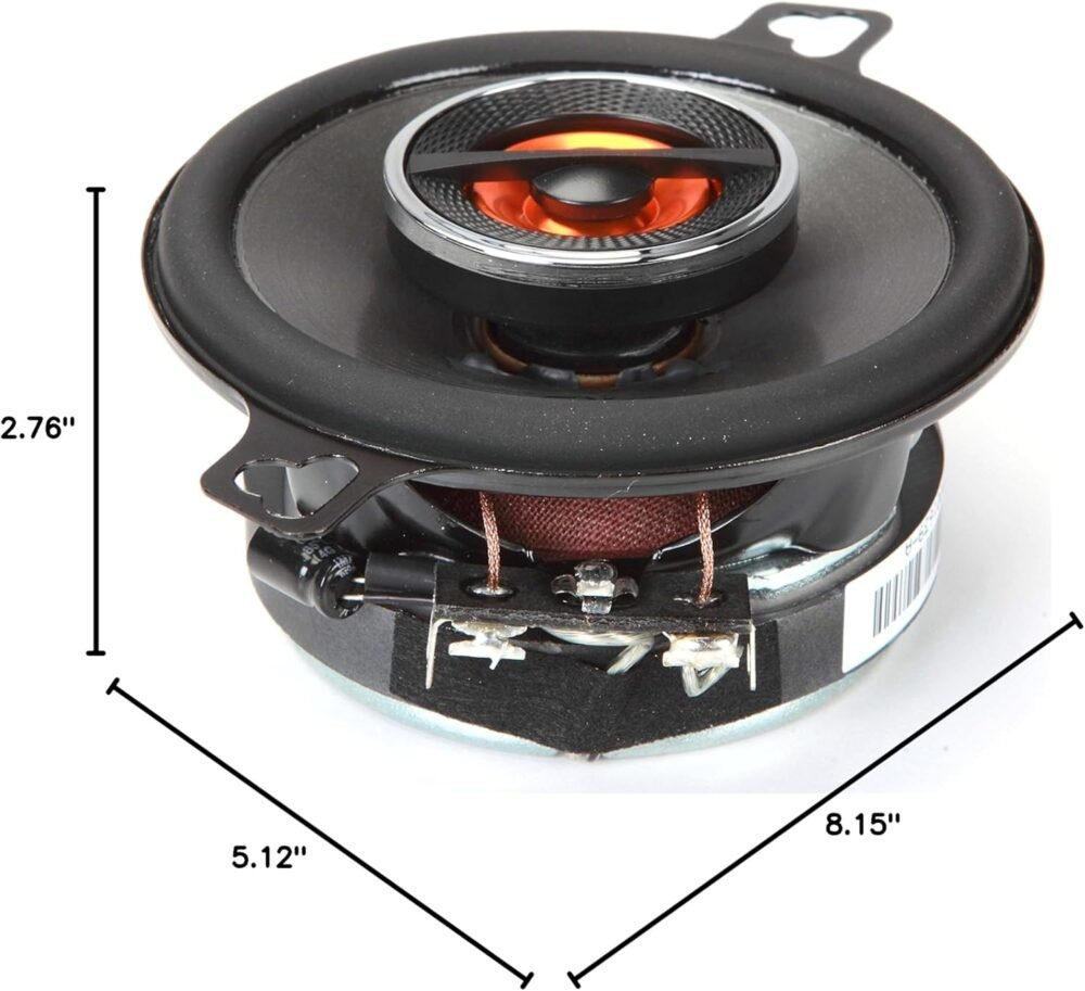 JBL GX302 3-1/2" 75W 2-Way GX Series Coaxial Car Audio Loudspeakers - Image 5