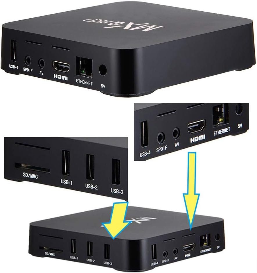 MXQ Pro 5G Android 13.1 TV Box Quad Core Ram 2GB ROM 16GB 4K H.265 HD 3D Dual Band 2.4G/5.8G WiFi Smart Home Media Player - Image 4