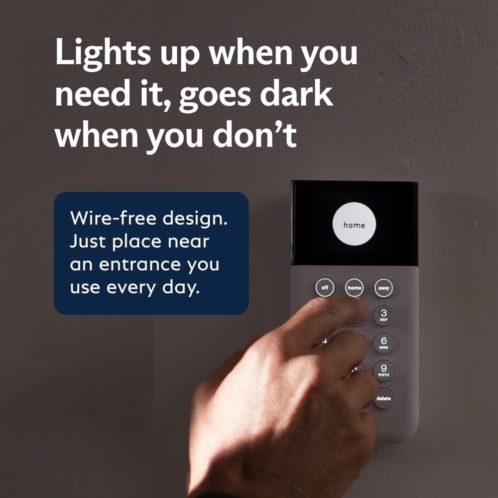 SimpliSafe 12 Piece Wireless Home Security System w/HD Camera - Optional 24/7 Professional Monitoring - No Contract - Compatible with Alexa and Google Assistant, White - Image 9
