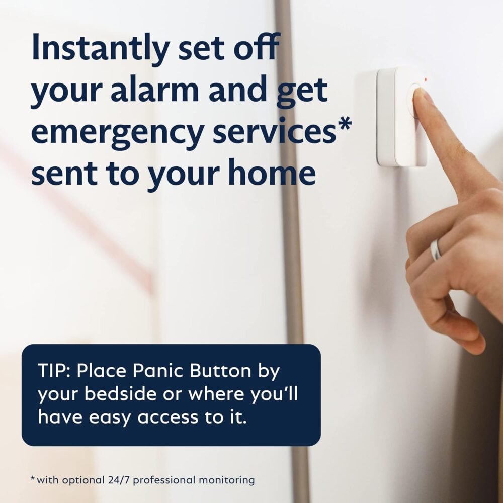 SimpliSafe 12 Piece Wireless Home Security System w/HD Camera - Optional 24/7 Professional Monitoring - No Contract - Compatible with Alexa and Google Assistant, White - Image 10