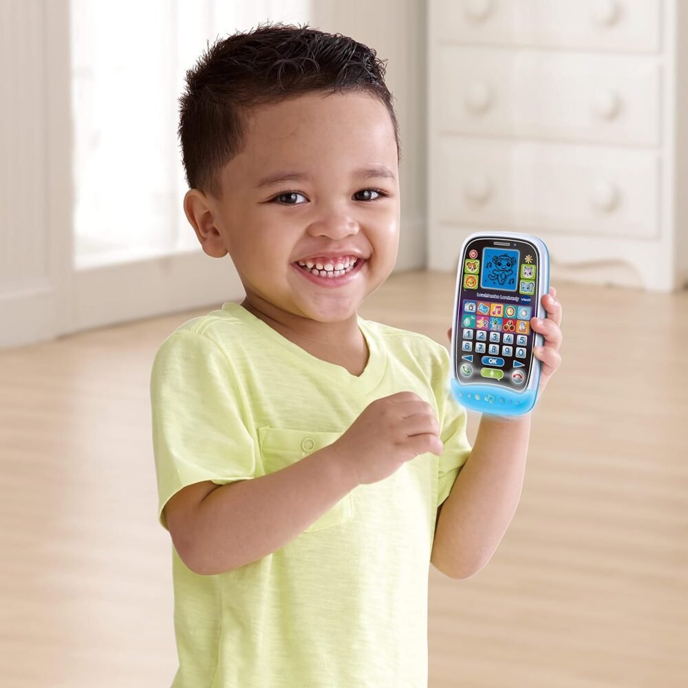 VTech Luminous Learning Mobile Phone - Learning Phone with Cute Animal Friends, Exciting Educational Games, Songs and Melodies - for Children Aged 3-6 Years - Image 4