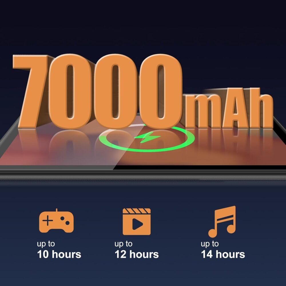 2025 Android 13 Tablet 10.1" - 8GB RAM 64GB Storage | Octa-Core Processor | 512GB Expandable | 7000mAh Battery | HD IPS Touchscreen | Dual Camera WiFi - Image 5