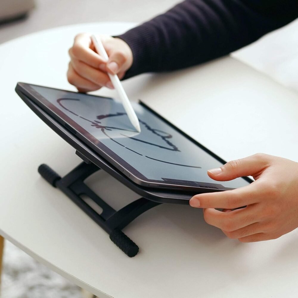 Parblo PR 100 Universal Tablet Stand, Adjustable from 10 to 16 inch for Drawing Tablets, Monitors, Compatible with iPad, Microsoft Surface Pro Series, Laptop - Image 8