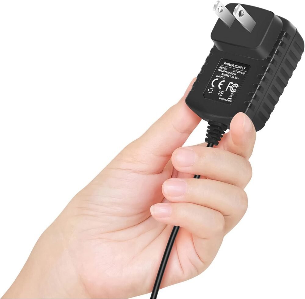 Replacement 3.5mm DC Jack 6V Power Adapter Compatible with Vtech Argos Kid Super Star Black - Image 6