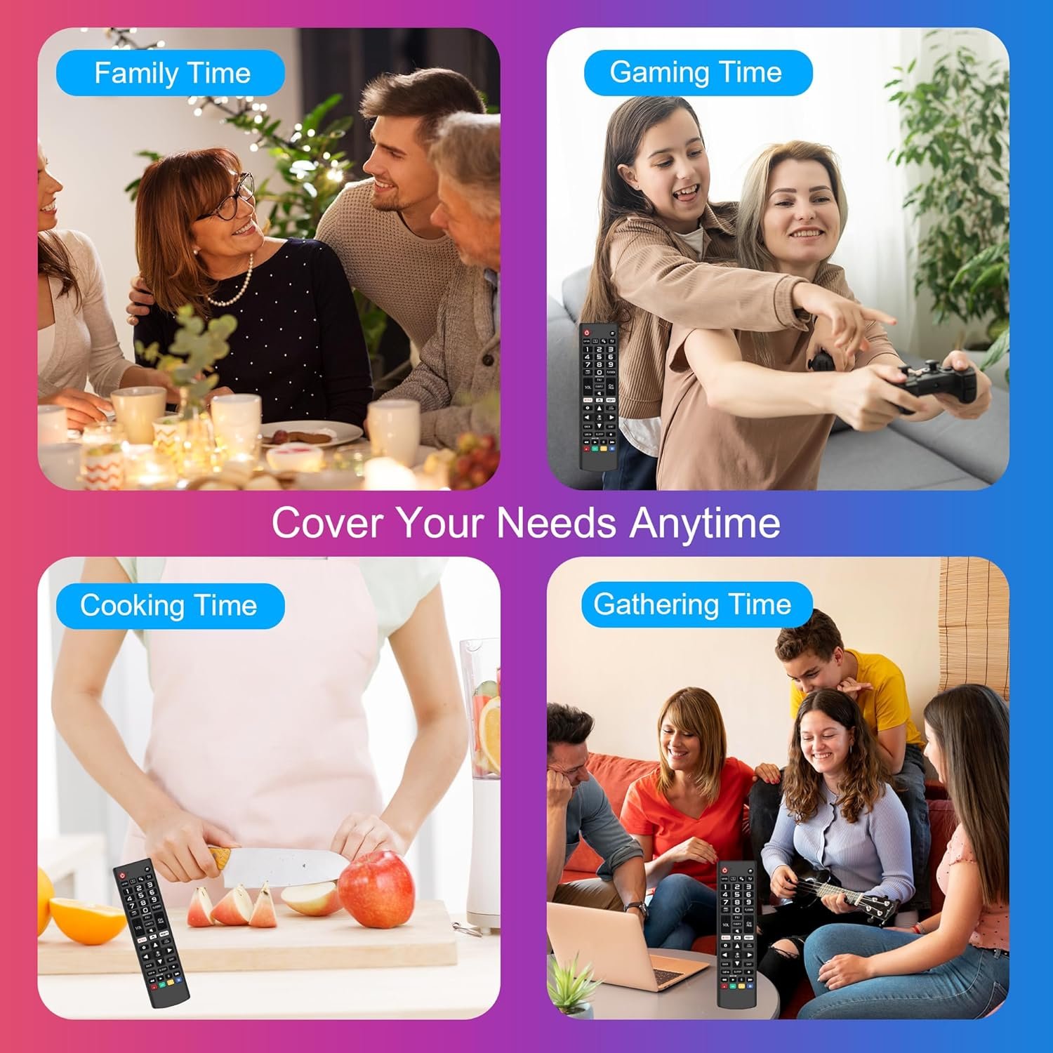 Replacement Remote Control for LG TV Remote AKB75095307 Universal for LG Smart TV Remote Compatible with All Models LCD LED OLED 3D HDTV Smart TVs with Netflix Prime Video Shortcut Buttons - Image 9