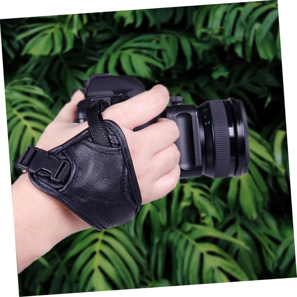 Gadpiparty Cuff Camera Strap for Dslr Stabilizer Comfortable Pu Material for Photographers - Image 3