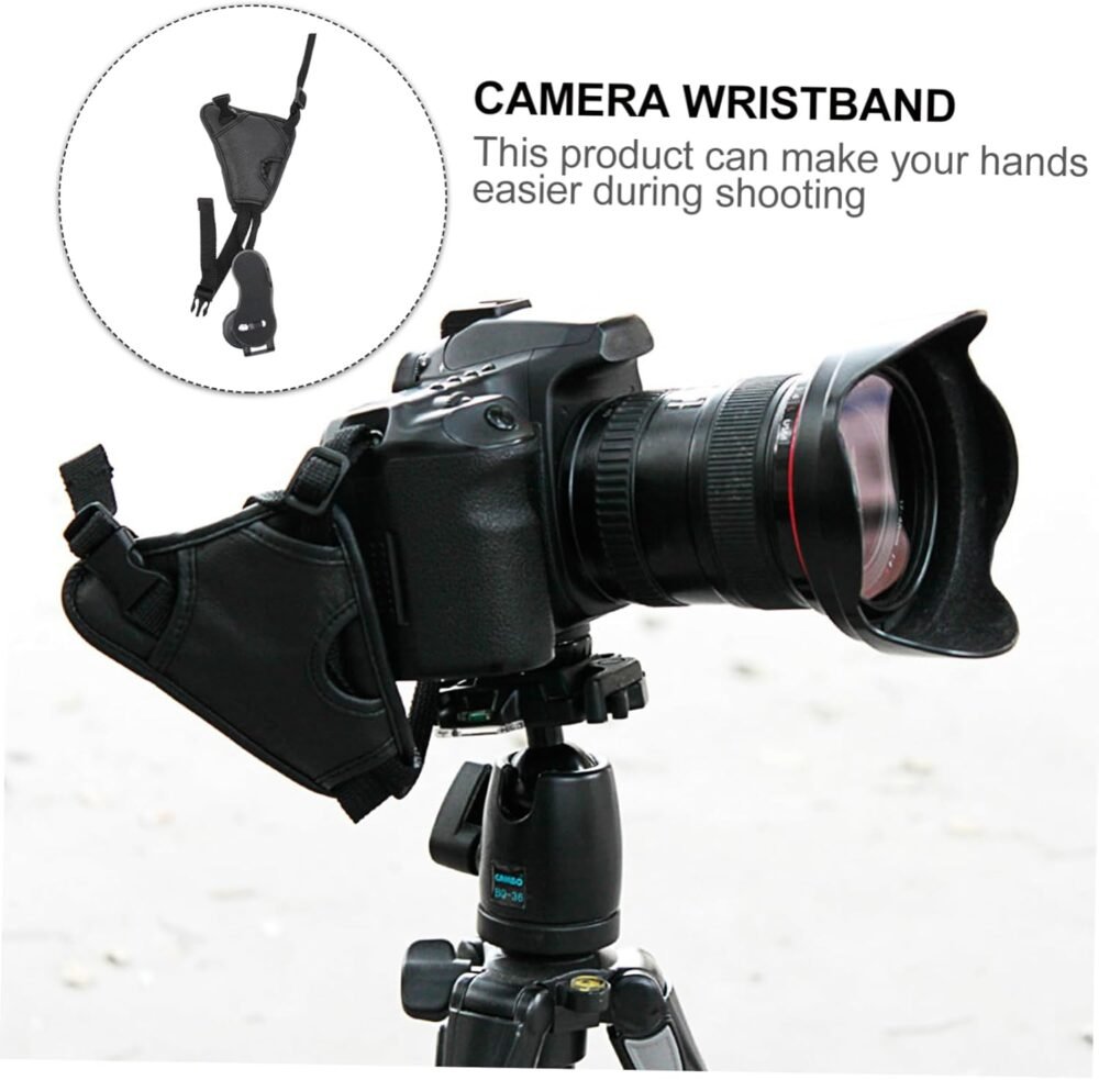 Gadpiparty Cuff Camera Strap for Dslr Stabilizer Comfortable Pu Material for Photographers - Image 10