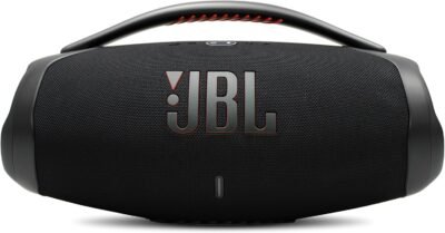 JBL Boombox 3 - Portable Bluetooth Speaker, IPX7 Waterproof, 24 Hours of Playtime (Black) (JBLBOOMBOX3BLKAM) + AUX Cable + USB-C Cable + Microfiber Cloth - Image 3