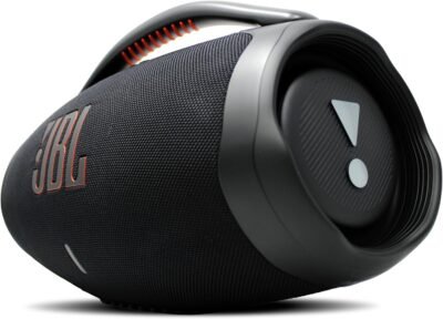 JBL Boombox 3 - Portable Bluetooth Speaker, IPX7 Waterproof, 24 Hours of Playtime (Black) (JBLBOOMBOX3BLKAM) + AUX Cable + USB-C Cable + Microfiber Cloth - Image 4
