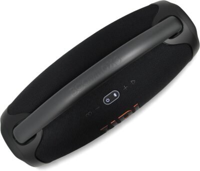JBL Boombox 3 - Portable Bluetooth Speaker, IPX7 Waterproof, 24 Hours of Playtime (Black) (JBLBOOMBOX3BLKAM) + AUX Cable + USB-C Cable + Microfiber Cloth - Image 5
