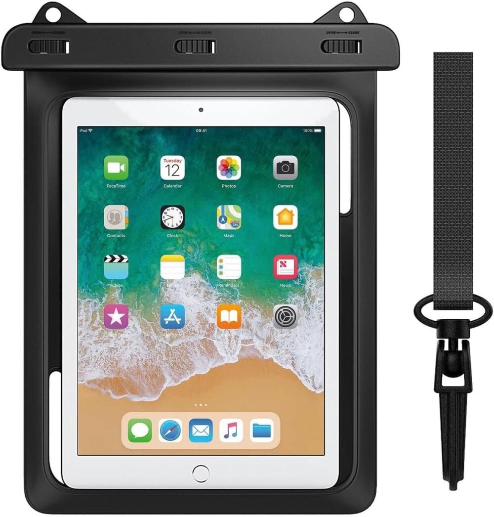 Waterproof Case Underwater Bag Compatible with Amazon Fire HD 8, Plus (10th Gen 2020 Rel), Amazon Fire HD 8 Kids Edition (10th Gen 2020 Rel), Floating Cover Touch Screen IPX8 - Image 3
