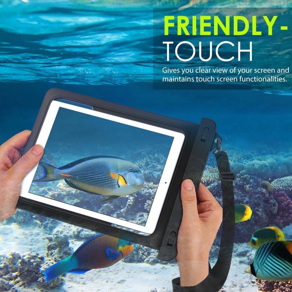 Waterproof Case Underwater Bag Compatible with Amazon Fire HD 8, Plus (10th Gen 2020 Rel), Amazon Fire HD 8 Kids Edition (10th Gen 2020 Rel), Floating Cover Touch Screen IPX8 - Image 5