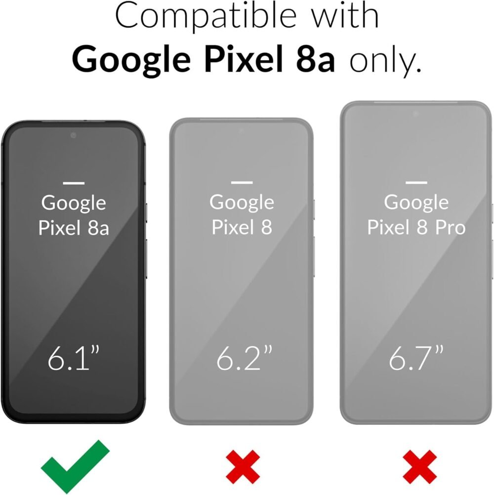 Crave Dual Guard for Google Pixel 8a Case, Shockproof Protection Dual Layer Case for Google Pixel 8a - Navy - Image 3