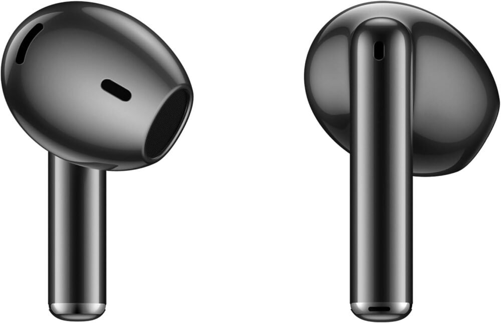 Lenovo E310 True Wireless Stereo Earbuds Bluetooth 5.3 ENC Noise-Cancelling Earbuds with 13mm Speaker Type-C Charging 20h Battery Life for Music Calls Comfortable Fit Wireless Earbuds - Black - Image 8