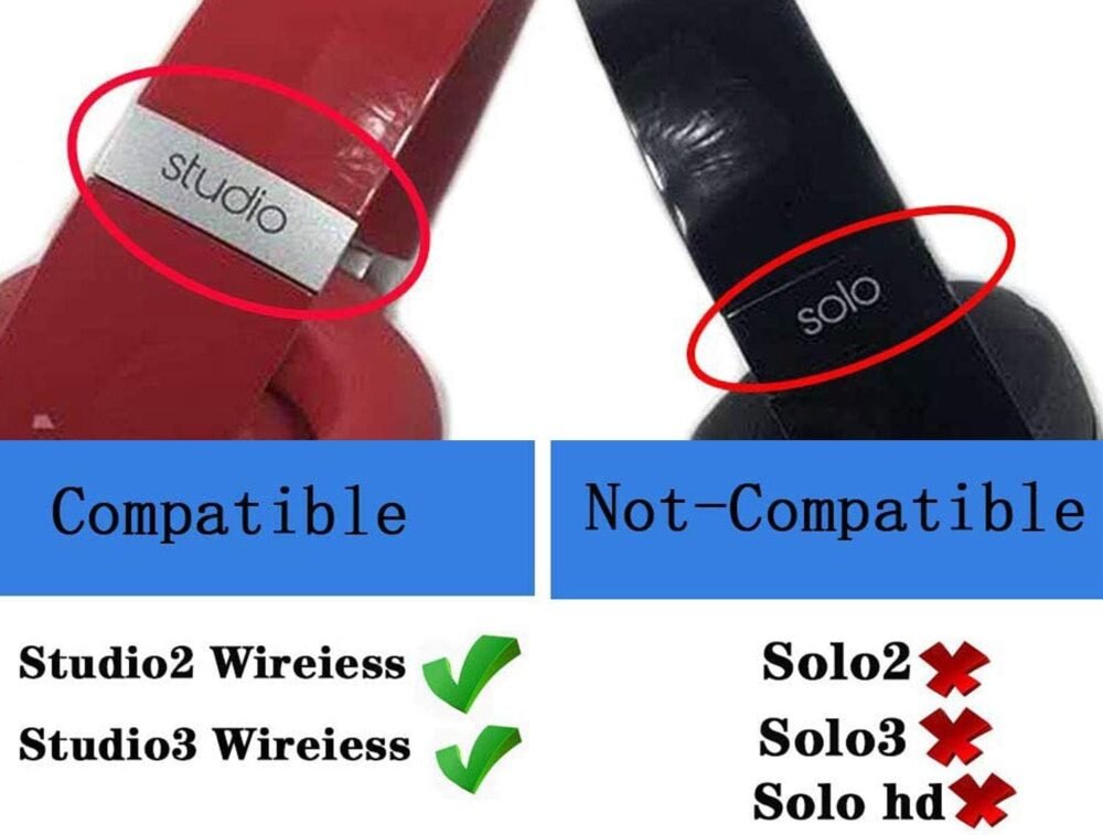 Studio 2 Headband Replacement Parts - Repair Kit for Studio 3.0 / 2.0 Wireless Top Headband - Image 6