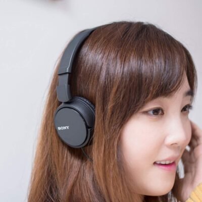 Sony ZX Series Wired On-Ear Headphones, Black MDR-ZX110 - Image 3