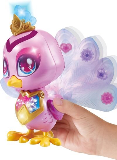 Vtech 80-532104 Sparklings Rubi the Peacock Electronic Pet with Accessories - Image 6