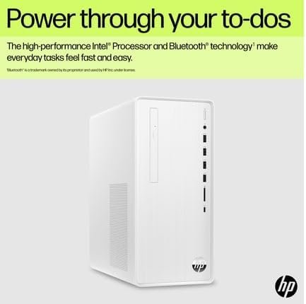 HP Pavilion 2023 Desktop | Intel i7-12700 12-Core | Intel Iris Xe Graphics Shared | Wi-Fi | DVD-RW | 24GB DDR4 2TB M.2 SSD + 2TB HDD | Win10 Pro | 310 W 80 Plus Gold Certified Power Supply - Image 3