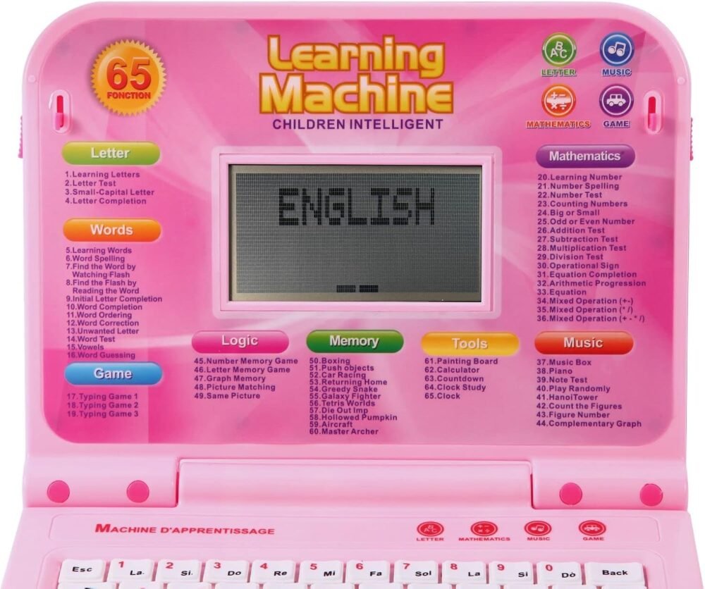 LESHITIAN Kids Laptop, 65 Learning Modes, Educational Learning Computers for Kids Ages 3+ - Image 5