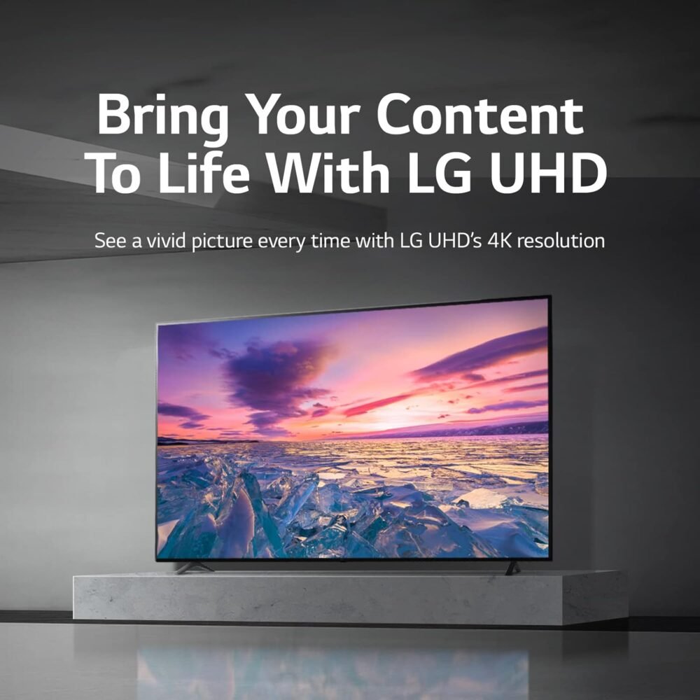 LG 55-Inch Class UQ7570 Series 4K Smart TV, AI-Powered 4K, Cloud Gaming (55UQ7570PUJ, 2022), Black - Image 5