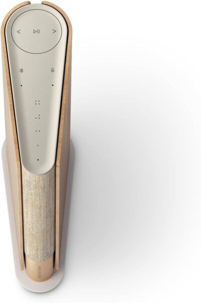 Bang & Olufsen Beosound Emerge Bookshelf Wi-Fi Speaker, Gold Tone/Light Oak - Image 18
