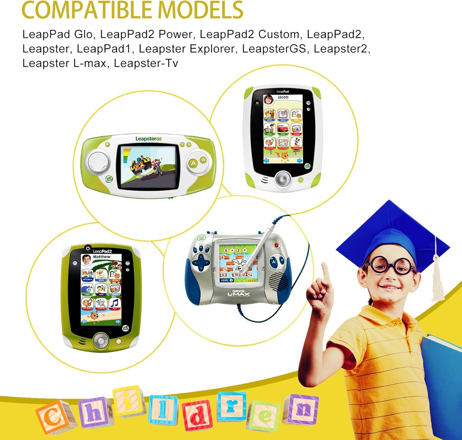 9V UL Listed 6FT AC to DC Adapter Replacement Charger fit for Leapfrog LeapPad 2 and LeapPad 1 Tablets, LeapsterGS Explorer, Leapster Explorer and Leapster2, Leapster L-max, Leapster-Tv - Image 4