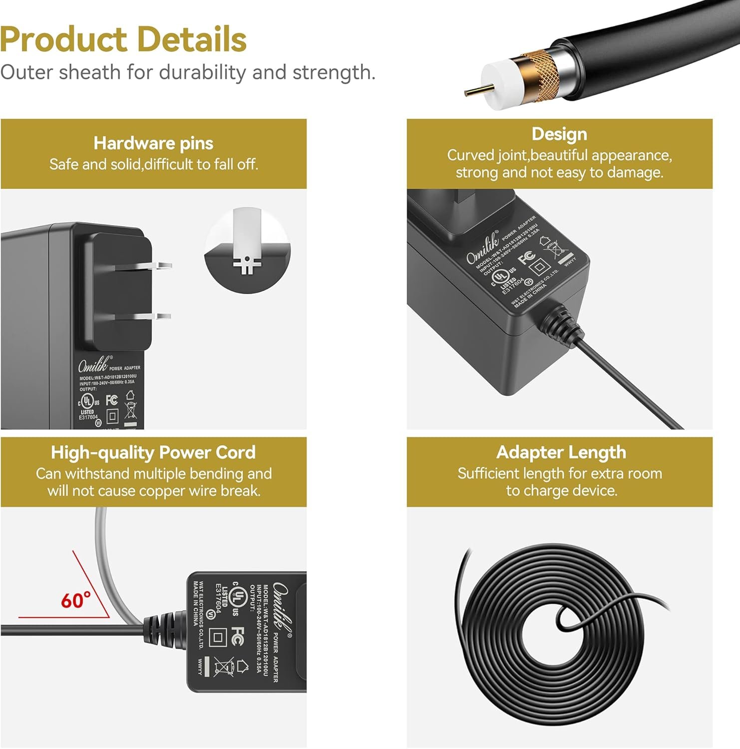 9V UL Listed 6FT AC to DC Adapter Replacement Charger fit for Leapfrog LeapPad 2 and LeapPad 1 Tablets, LeapsterGS Explorer, Leapster Explorer and Leapster2, Leapster L-max, Leapster-Tv - Image 7
