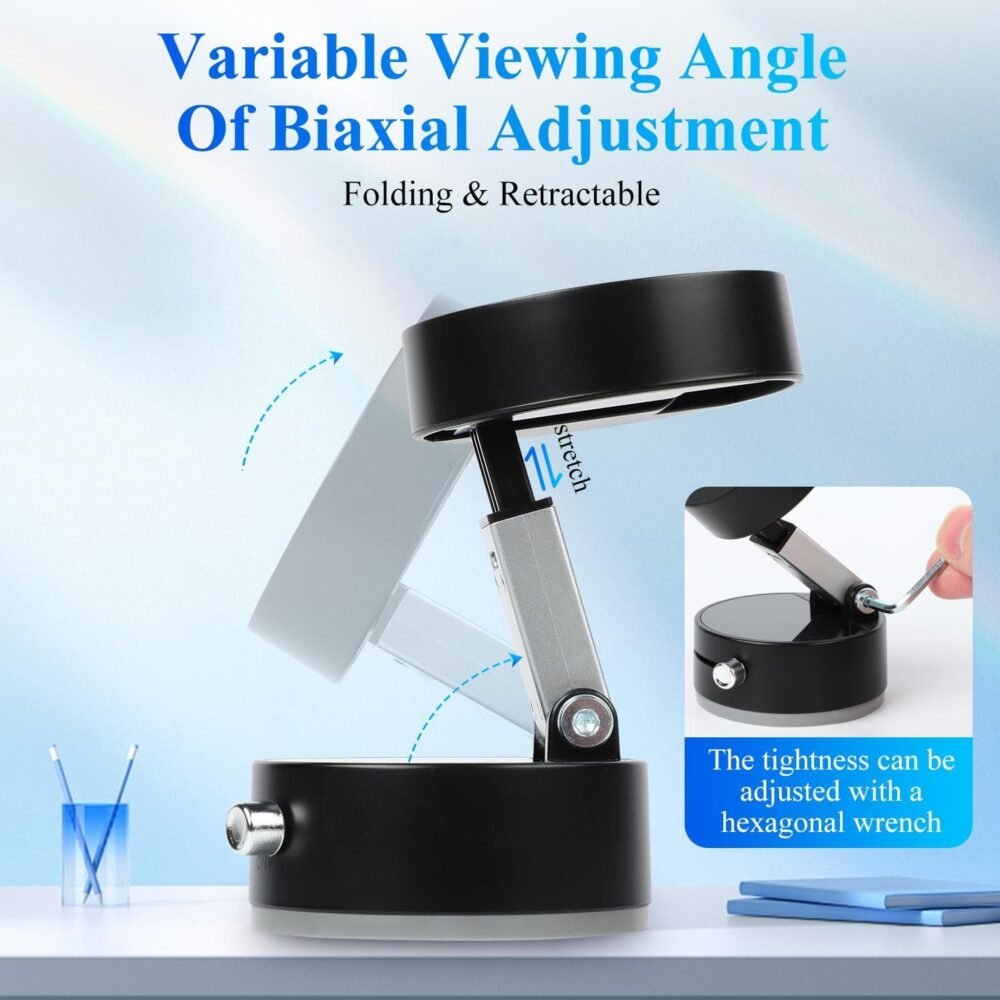 2025 New Vacuum Magnetic Suction Phone Holder, Foldable & Retractable Double-Sided Magnetic Car Mount for Smartphones - Image 4
