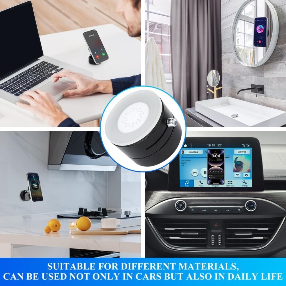 2025 New Vacuum Magnetic Suction Phone Holder, Foldable & Retractable Double-Sided Magnetic Car Mount for Smartphones - Image 7