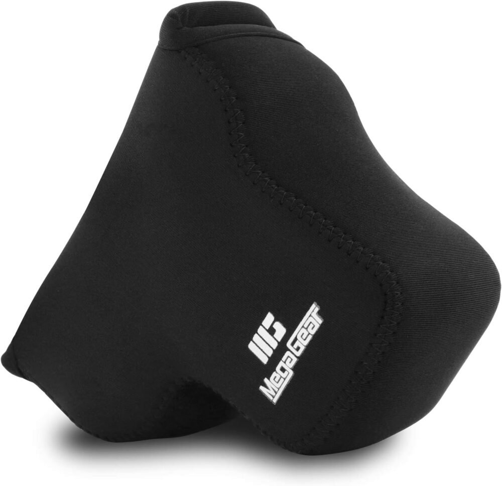 MegaGear MG1669 Ultra Light Neoprene Camera Case Compatible with Nikon Coolpix B600 - Black - Image 3