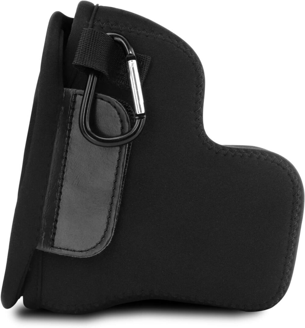 MegaGear MG1669 Ultra Light Neoprene Camera Case Compatible with Nikon Coolpix B600 - Black - Image 4