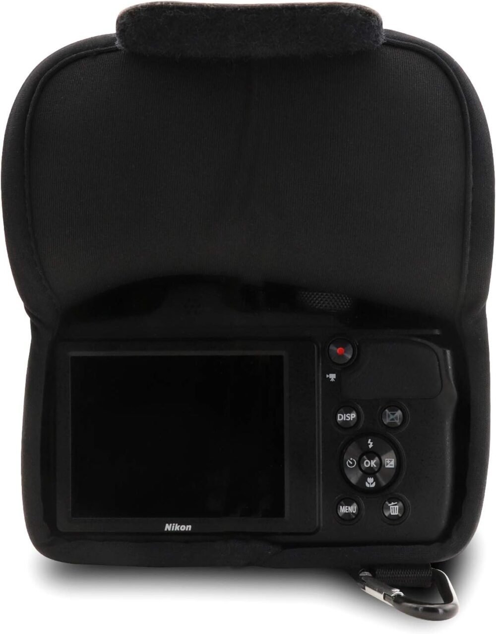 MegaGear MG1669 Ultra Light Neoprene Camera Case Compatible with Nikon Coolpix B600 - Black - Image 5